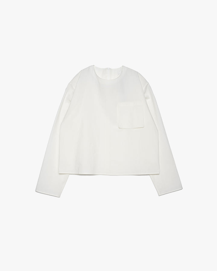 LONG SLEEVE T-SHIRT CREPON