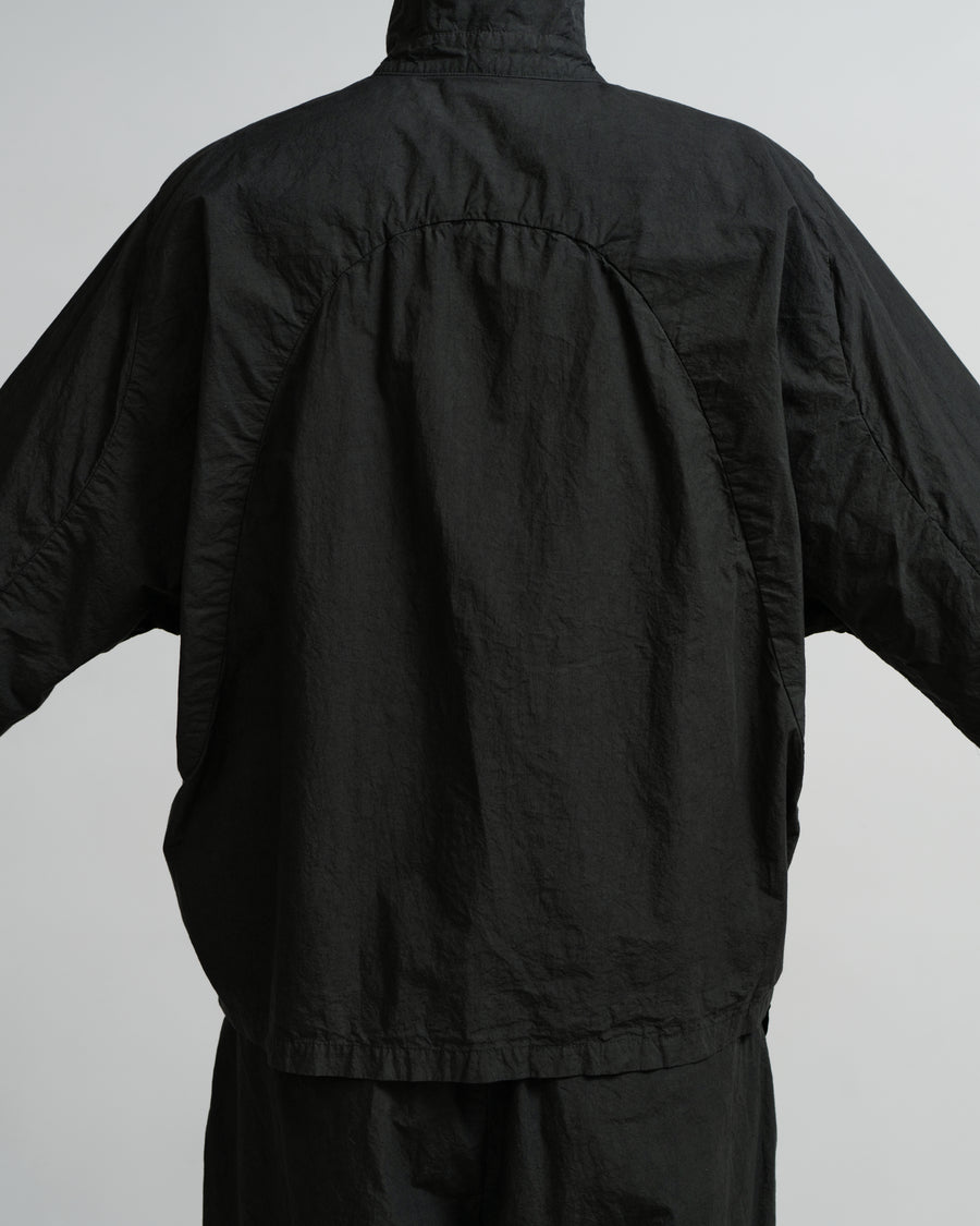 Fabric Forming Balmacaan Jacket