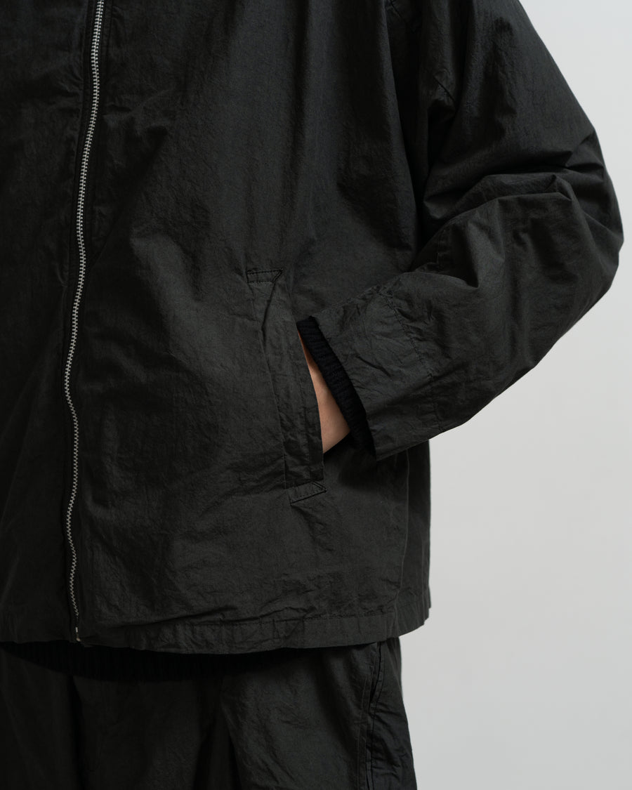 Fabric Forming Balmacaan Jacket