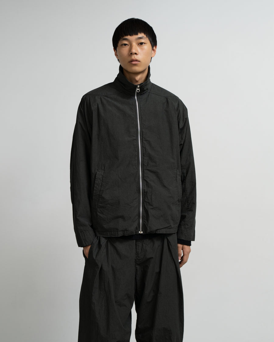 Fabric Forming Balmacaan Jacket