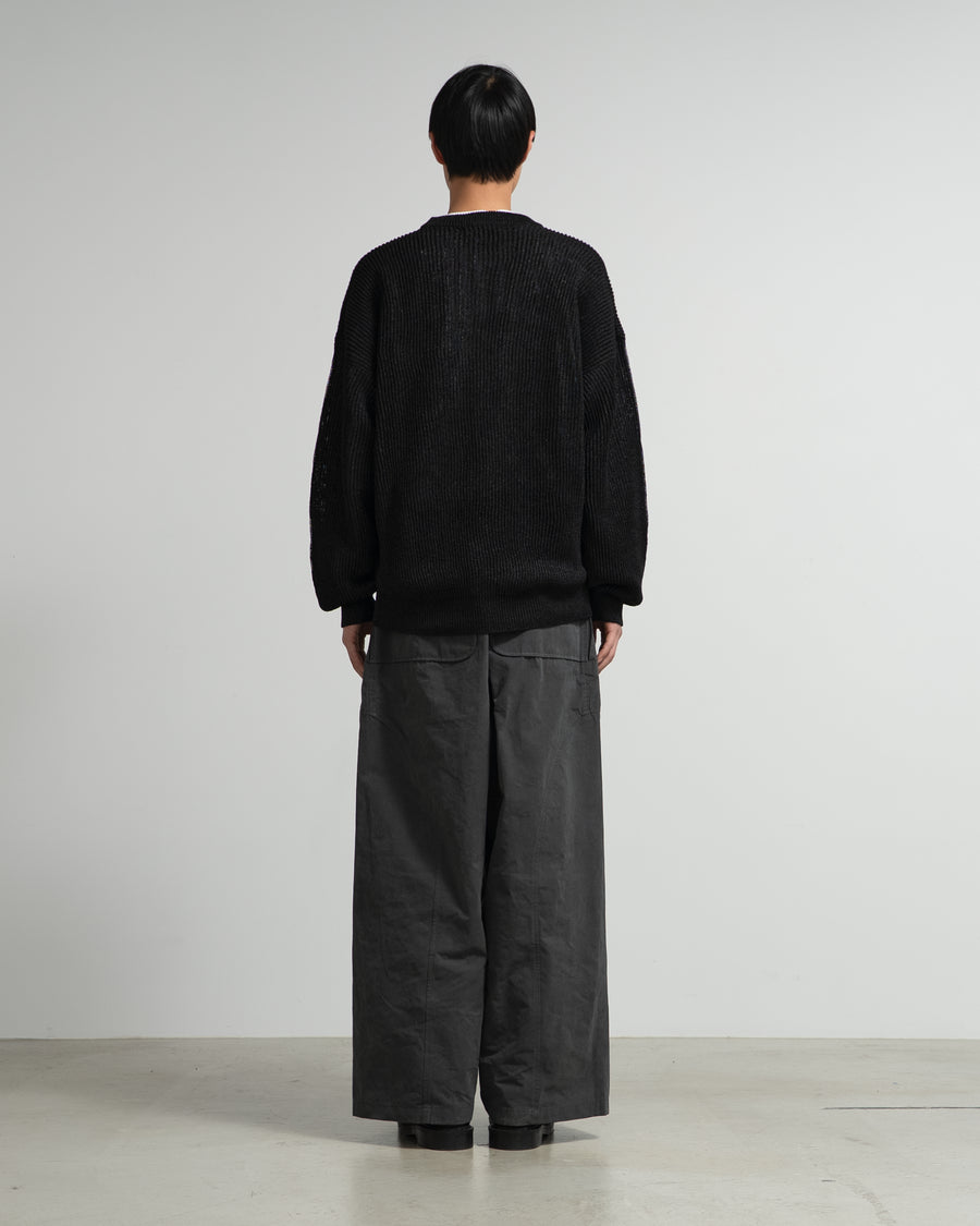 WASHI PAPER DROPSHOULDER SWEATER