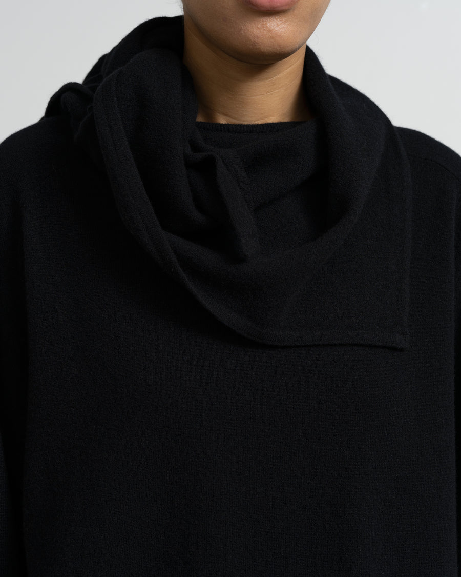 FLANNEL SAILOR COLLAR SWEATER