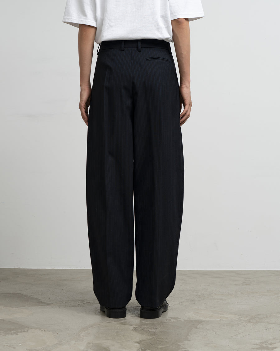 DOUBLE PLEATED WIDE PANTS