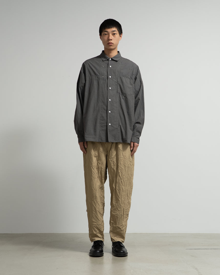 Tapered pants（crease finish）