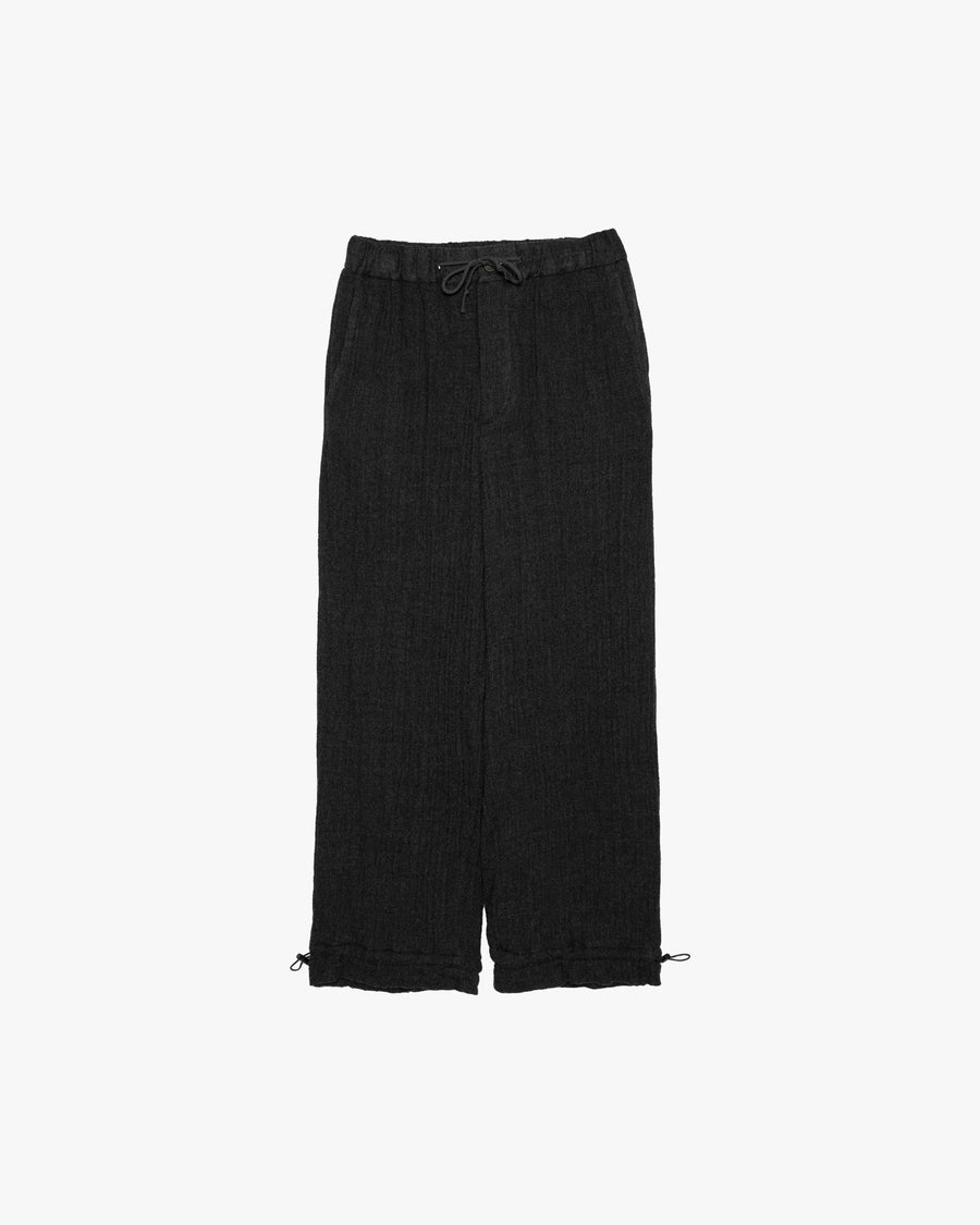 Hem gathers pants