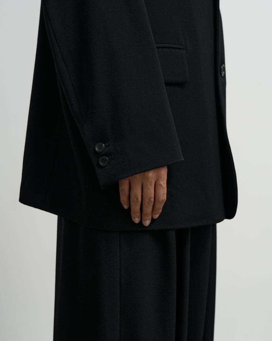 Wool Doeskin Oversized Jacket