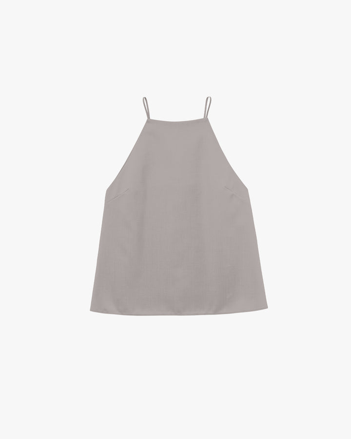 Wool Ripstop Sleeveless Blouse