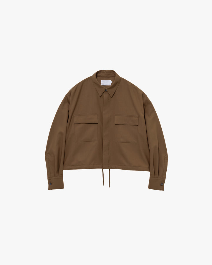 Wool Ripstop Shirt Blouson
