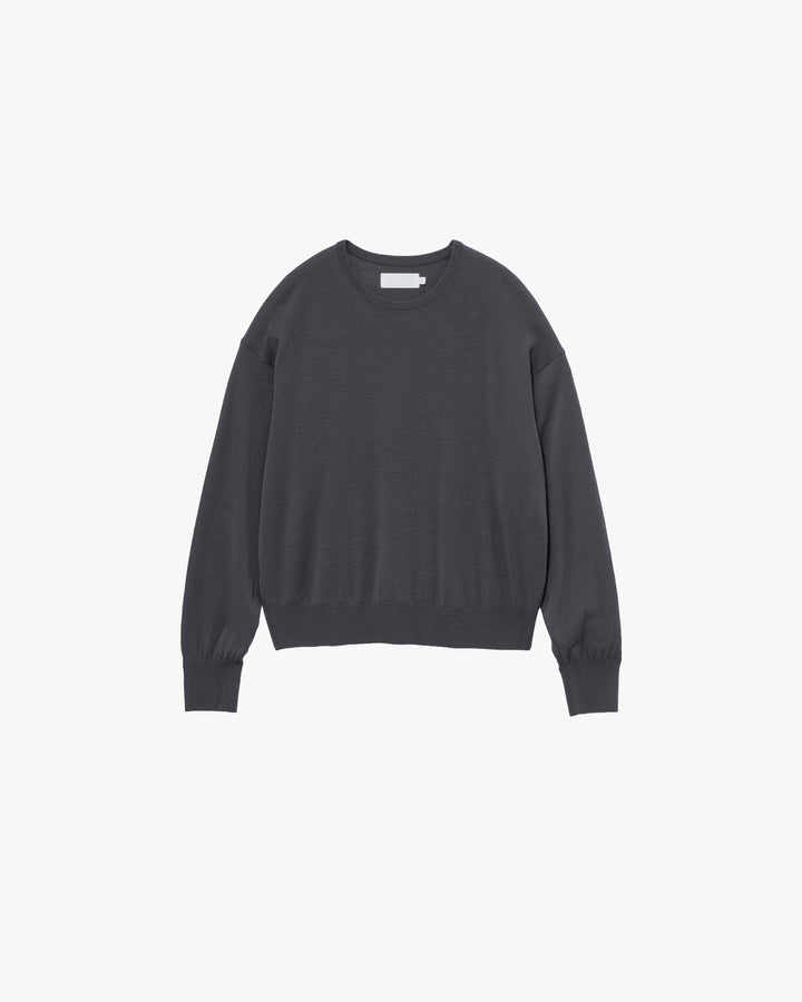 High Gauge Short Crew Neck Knit