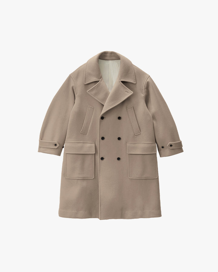 Light Melton Pea Coat