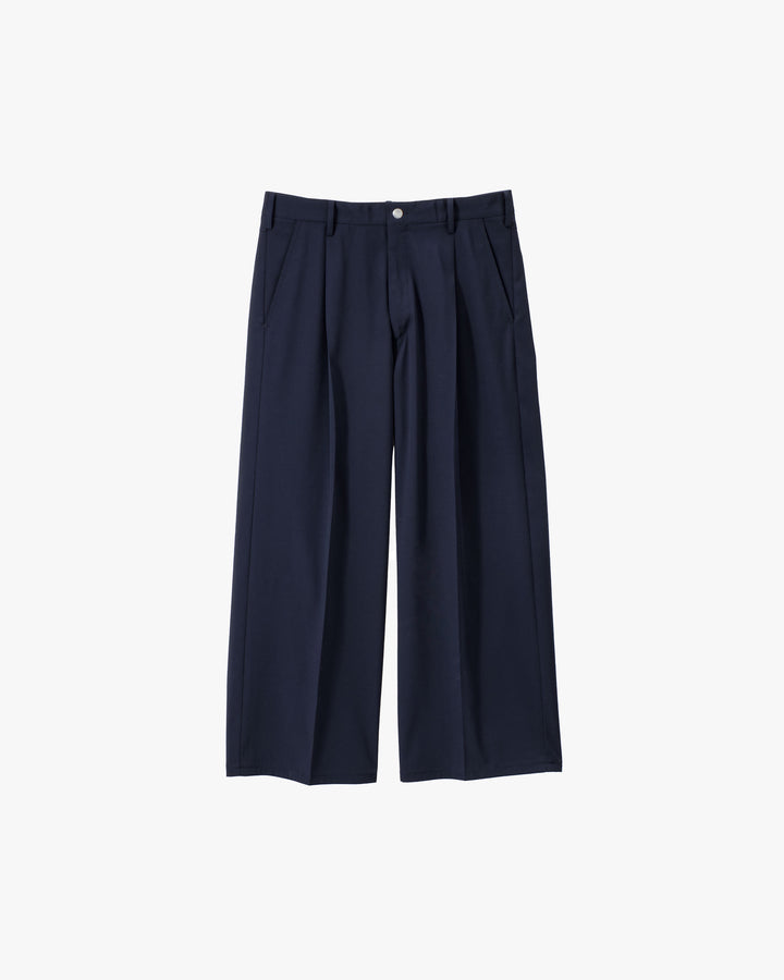 Semi Dull Oxford Wide Trousers