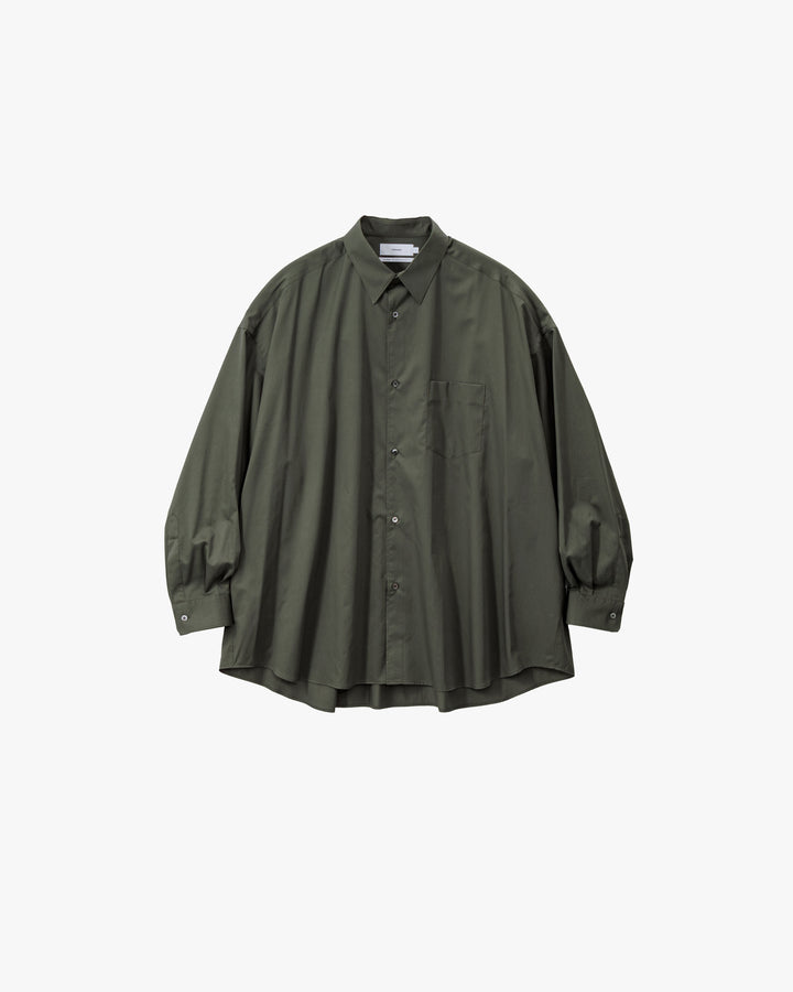 Silicon Poplin Oversized Regular Collar Shirt