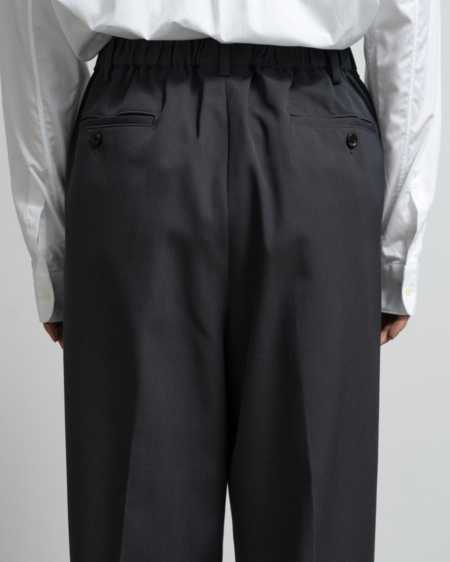 Scale Off Wool Wide Slacks