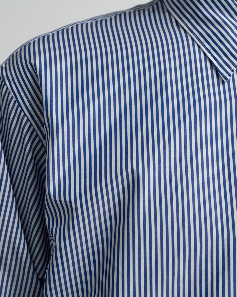 Broad Stripe Regular Collar Shirt