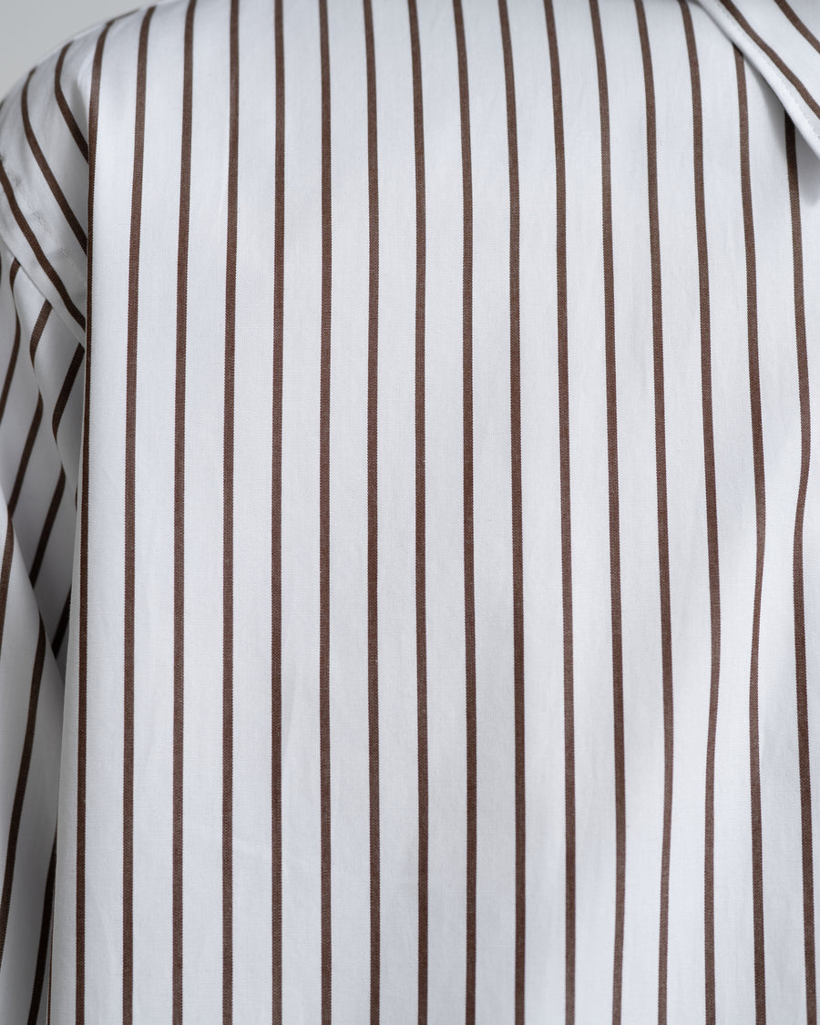 SIDOGRAS Stripe Regular Collar Shirt
