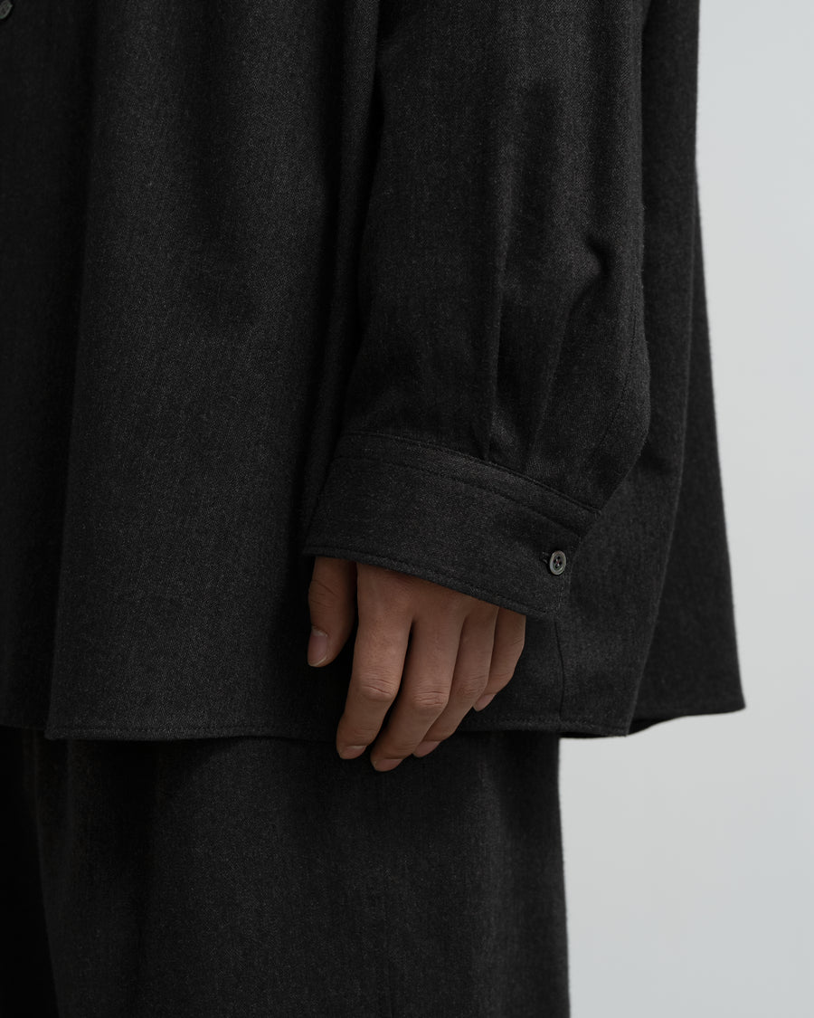 SIDOGRAS Cotton Herringbone Flannel Sleeping Shirt