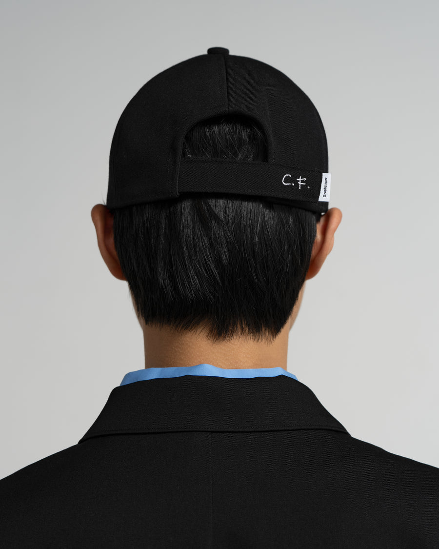 CF.GP Back Satin Gabardine 6 Panel Cap