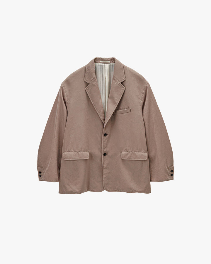 Full Wool Twill Oversized Jacket