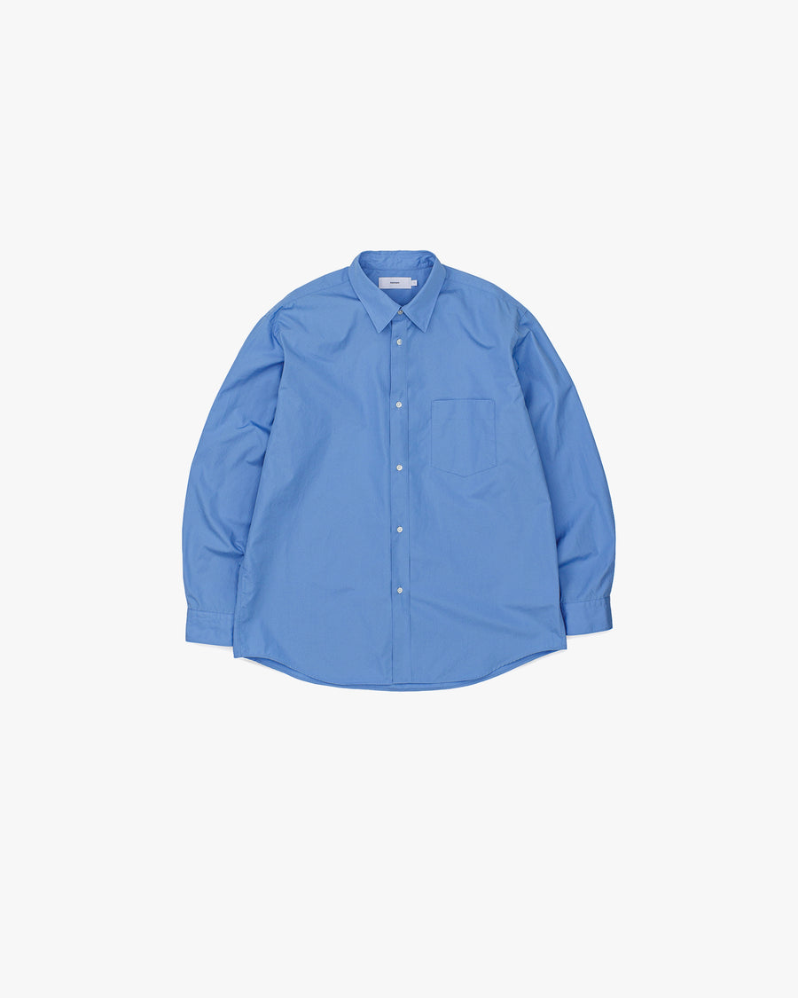 High Count Broad L/S Oversized Regular Collar Shirt