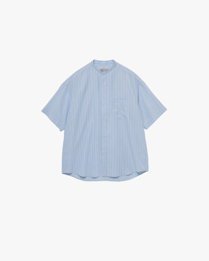 SIDOGRAS S/S Oversized Band Collar Shirt