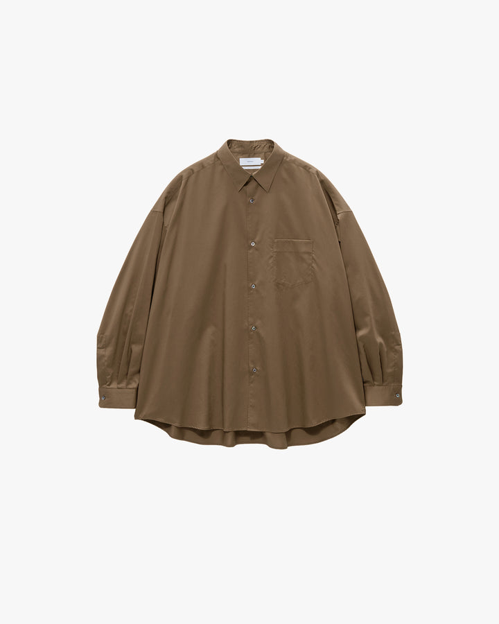Silicon Poplin Oversized Regular Collar Shirt