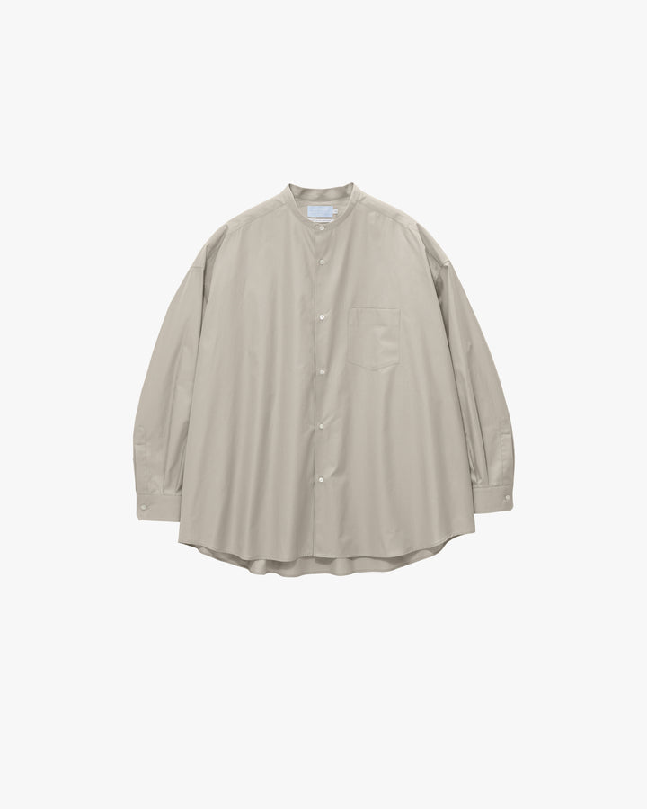 ALUMO for Graphpaper L/S Oversized Band Collar Shirt