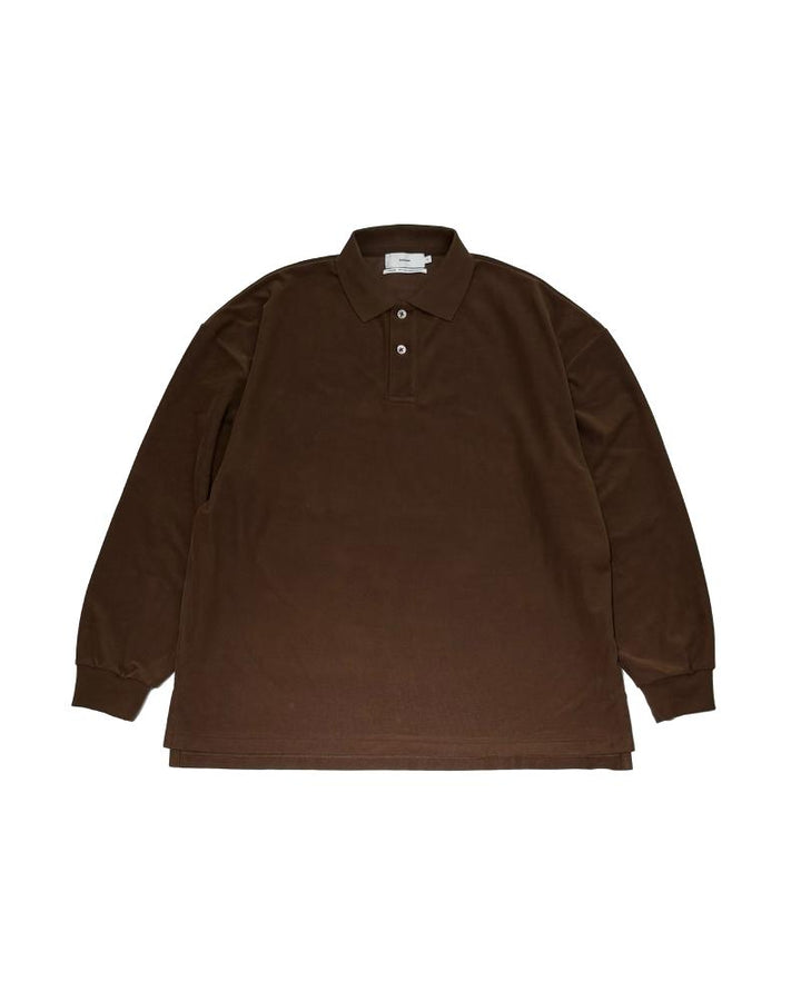 Pique Velour Jersey L/S Polo