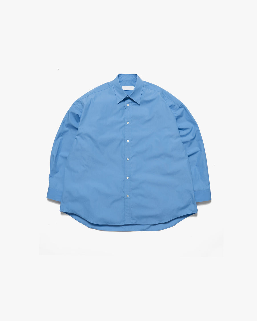 High Count Broad L/S Oversized Regular Collar Shirt