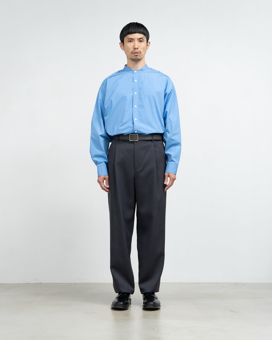 High Count Band Collar Shirt