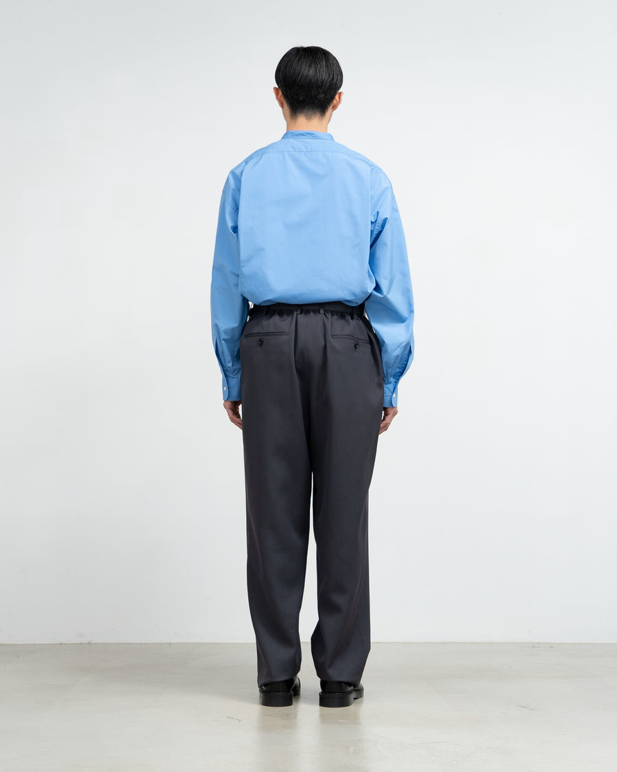 High Count Band Collar Shirt