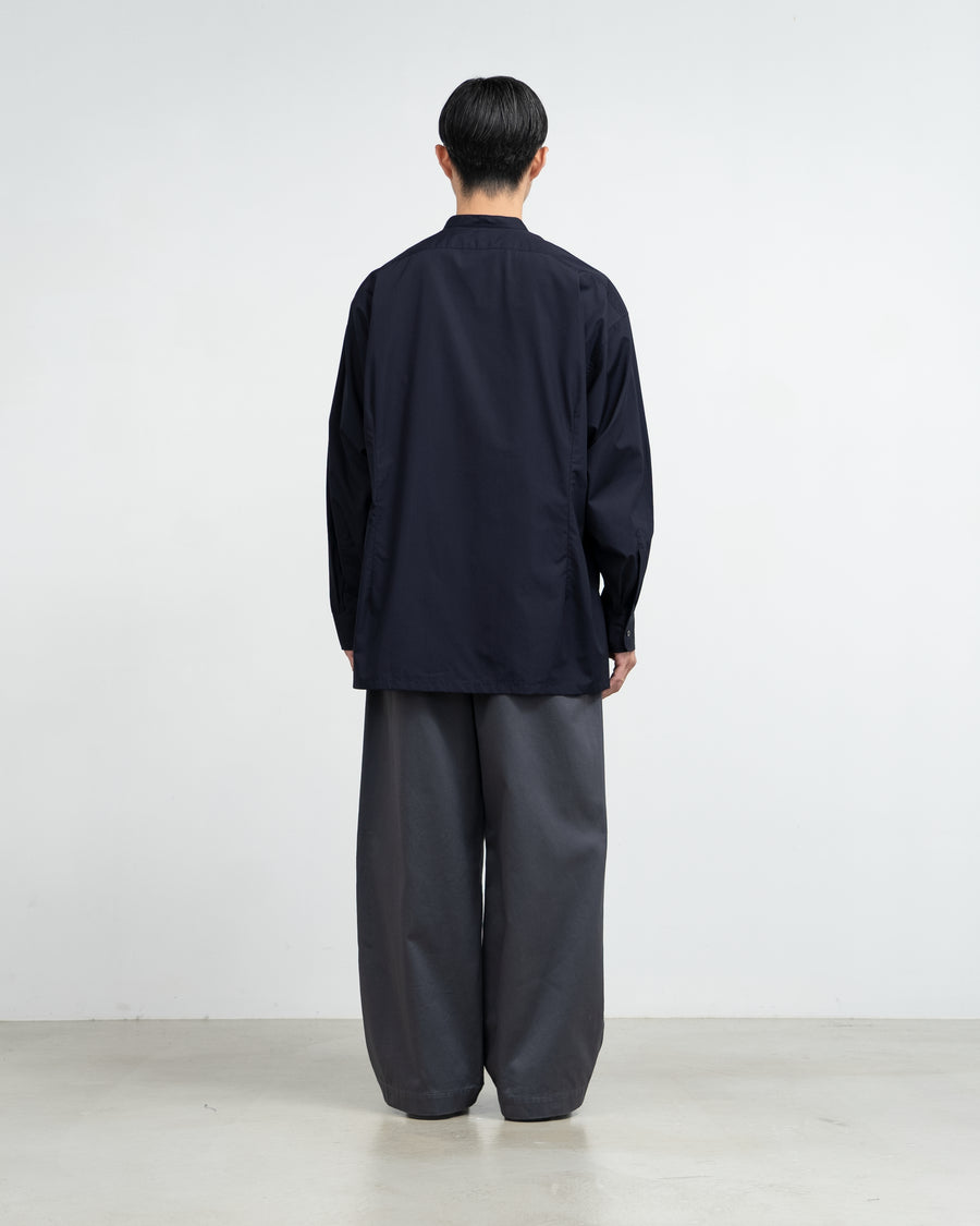 High Count Band Collar Shirt