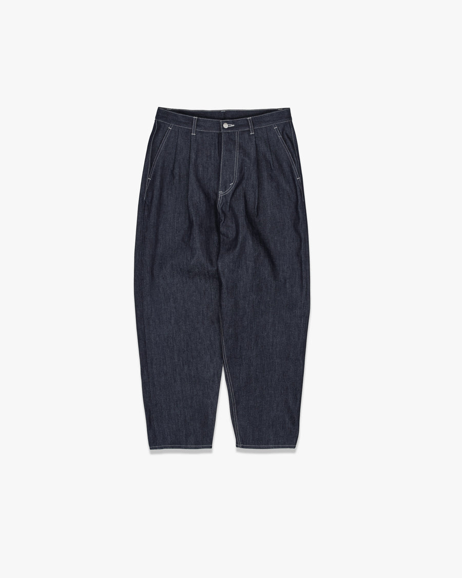 Selvage Denim Two Tuck Tapered Pants