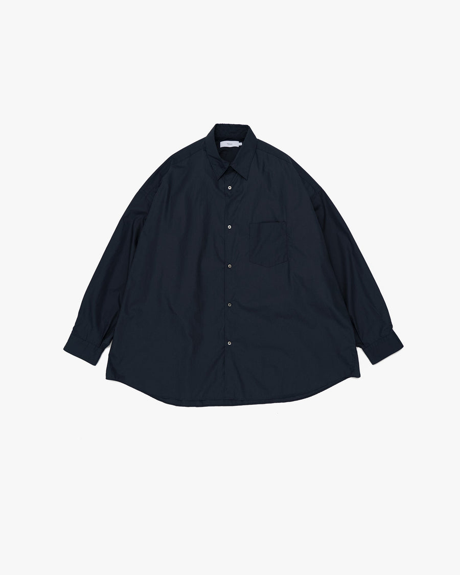 Broad L/S Oversized Regular Collar Shirt