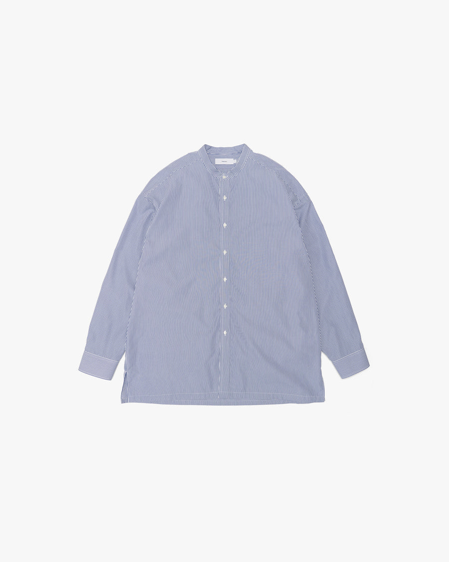 High Count Band Collar Shirt STRIPE