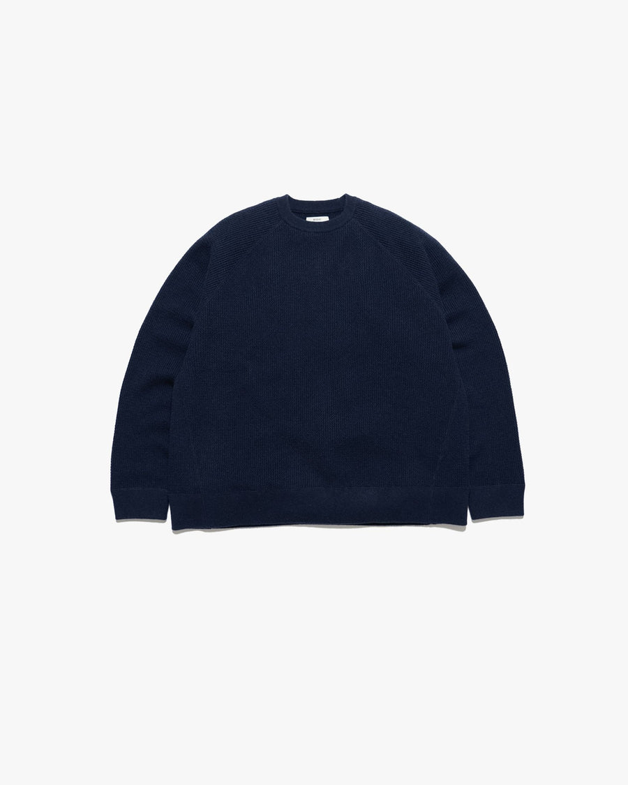 BODHI for Graphpaper Waffle Cashmere Raglan Long Sleeve Tee