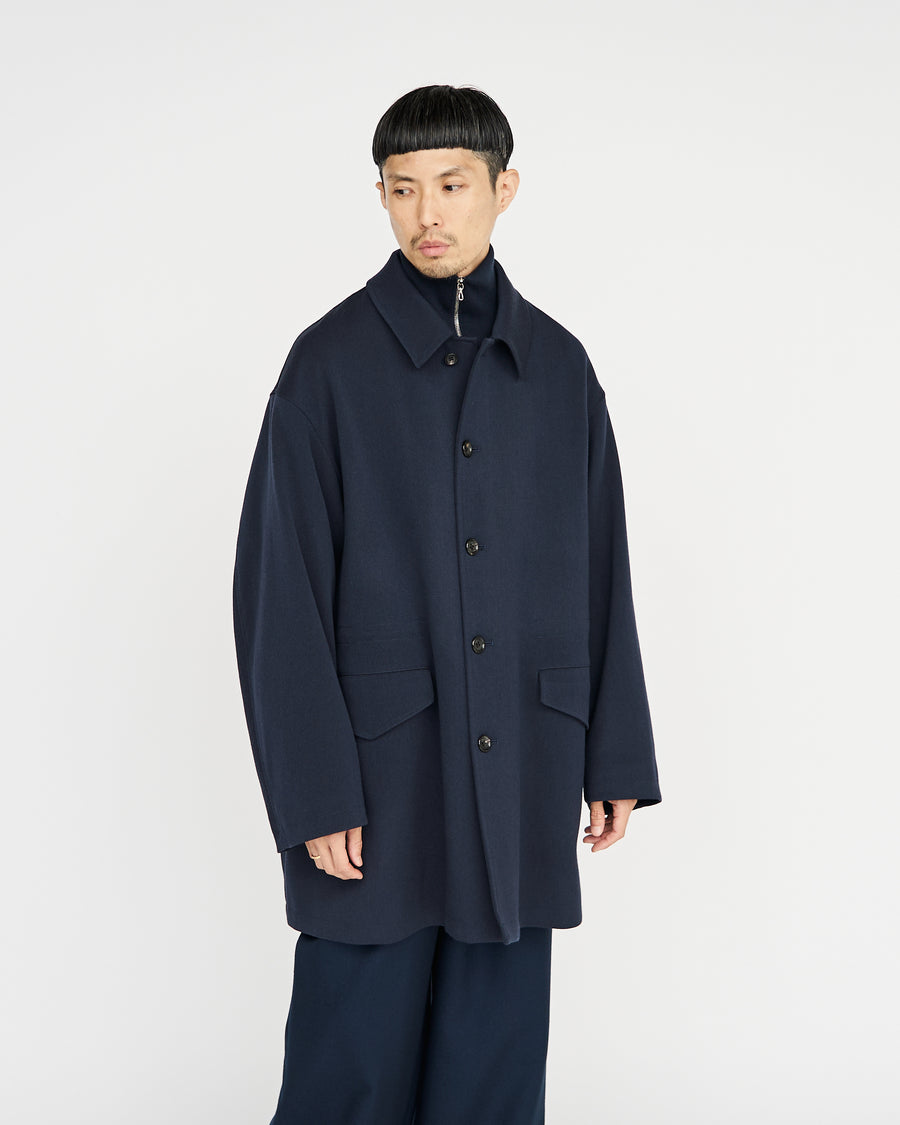 Back Twill Satin Coat