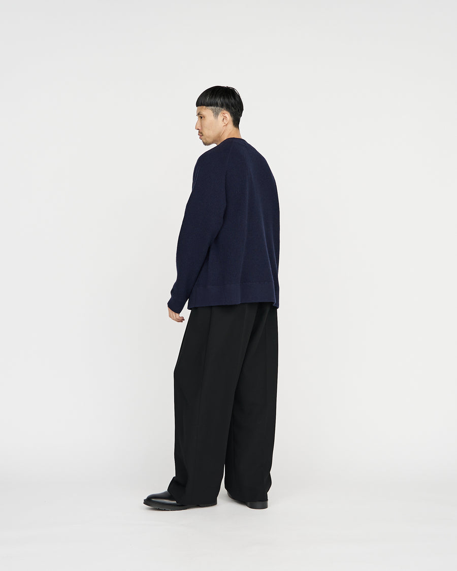 BODHI for Graphpaper Waffle Cashmere Raglan Long Sleeve Tee