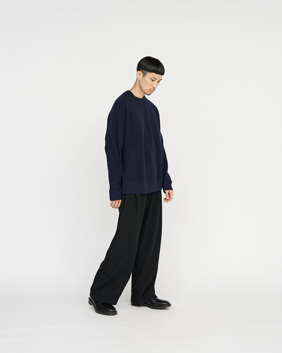 BODHI for Graphpaper Waffle Cashmere Raglan Long Sleeve Tee