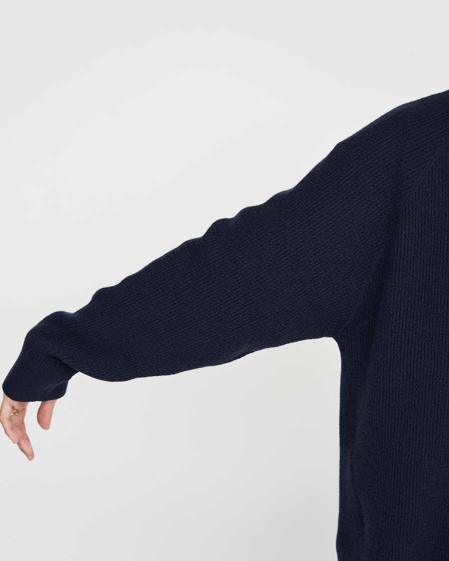 BODHI for Graphpaper Waffle Cashmere Raglan Long Sleeve Tee
