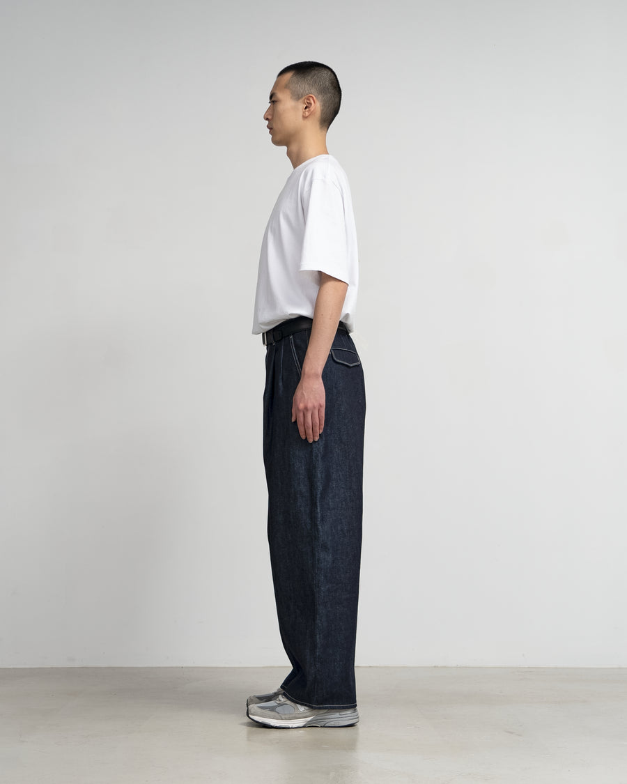 Selvage Denim Two Tuck Pants
