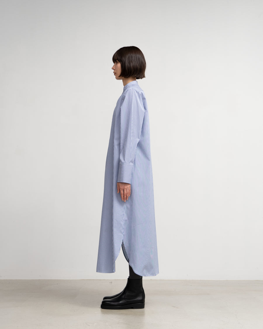 High Count Broad Long Cuff Pullover Dress