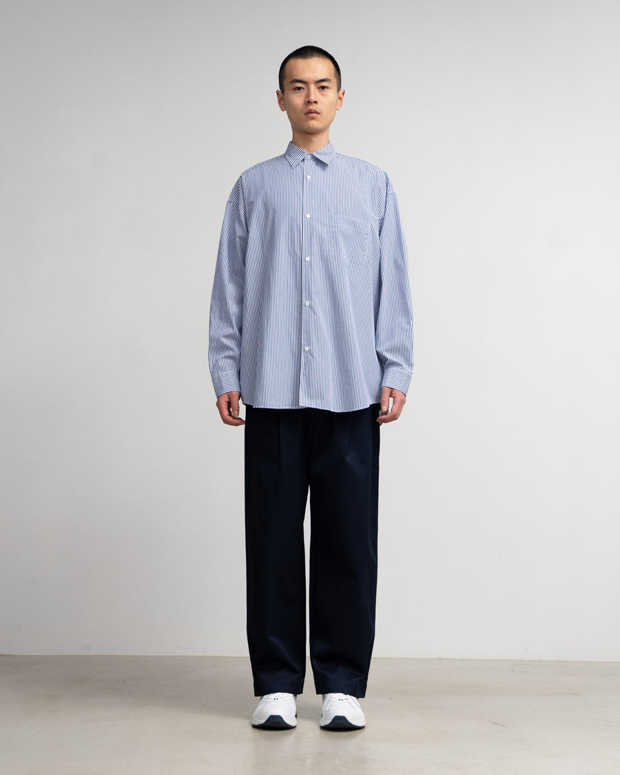 Broad L/S Oversized Regular Collar Shirt
