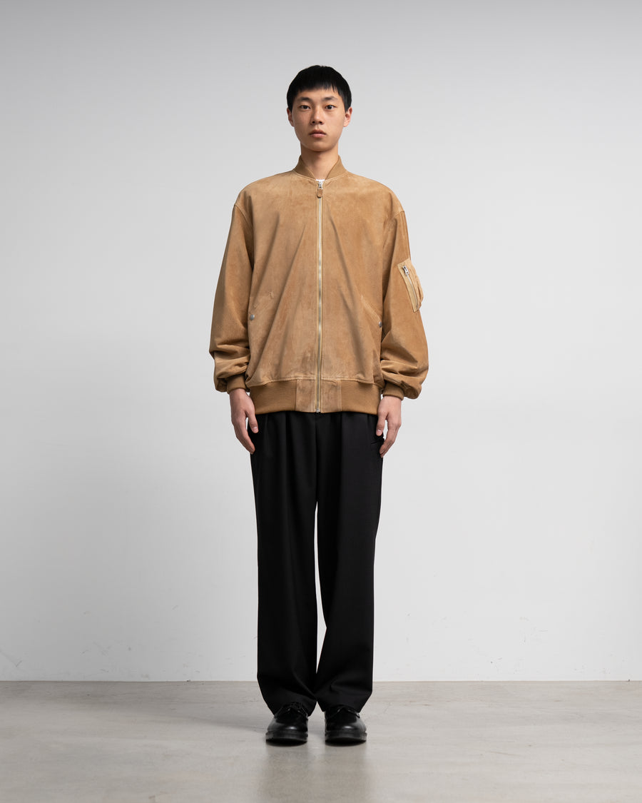 SUEDE BOMBER JACKET