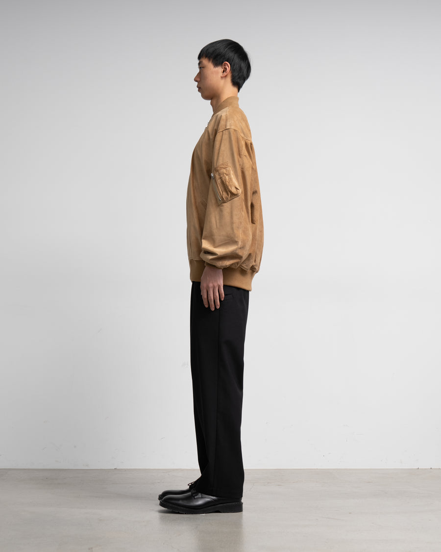 SUEDE BOMBER JACKET