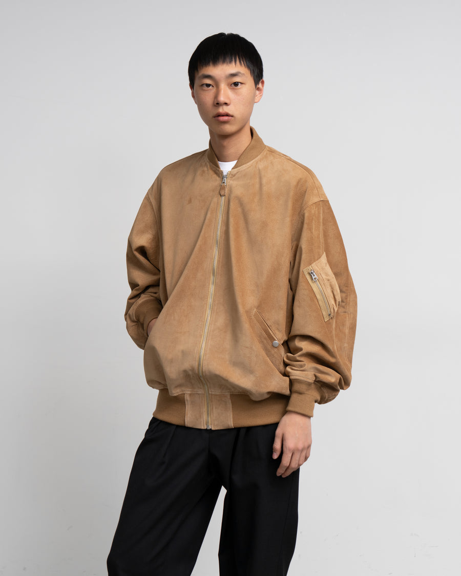 SUEDE BOMBER JACKET