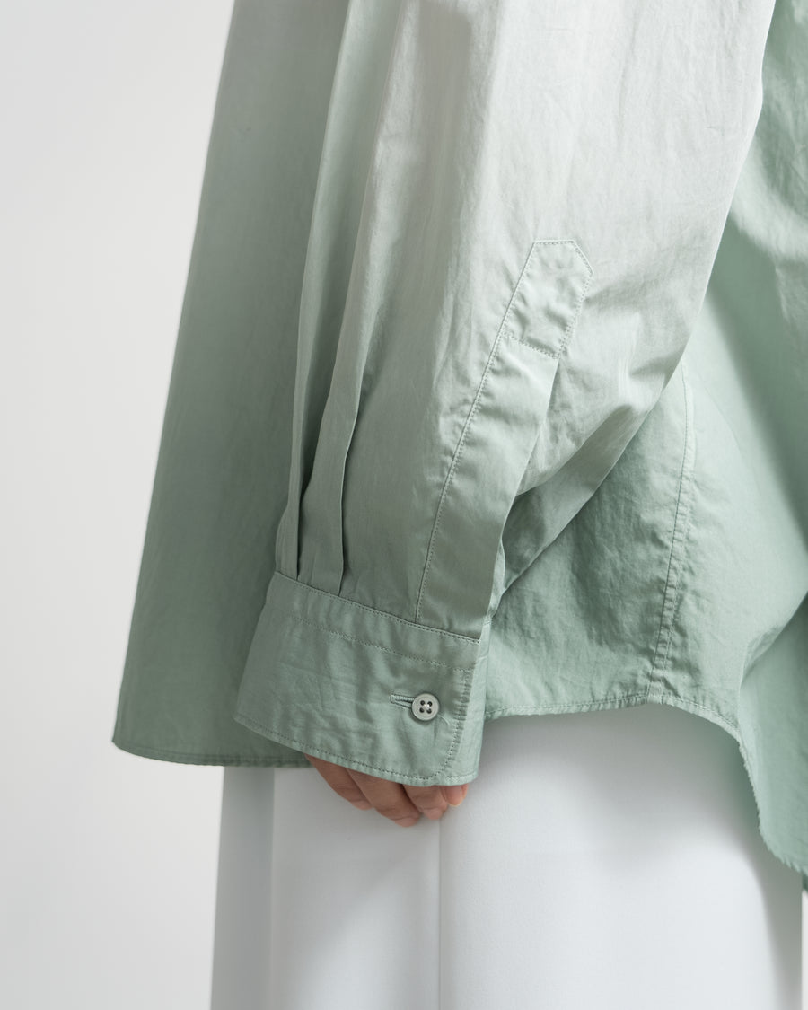 Broad L/S Oversized Regular Collar Shirt