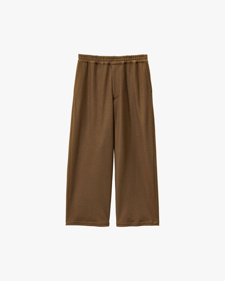 Wool Smooth Flannel Easy Wide Pants