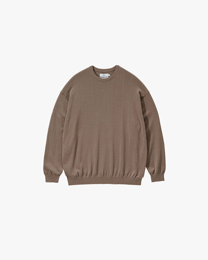 Suvin High Gauge L/S Crew Neck Knit