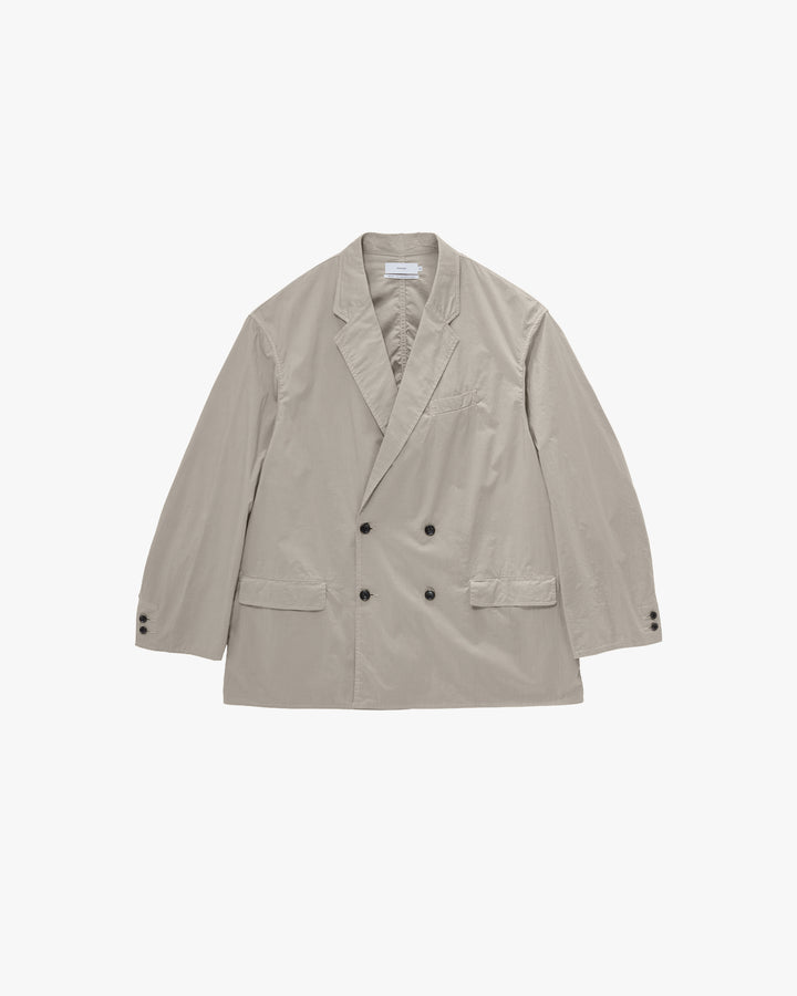 Garment Dyed Typewriter Oversized Double Jacket