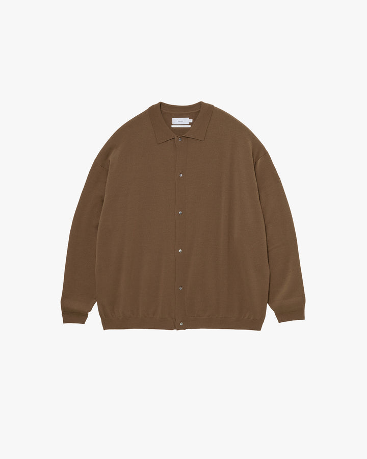 High Gauge Oversized L/S Knit Shirts